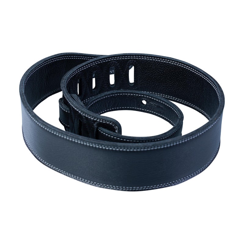 Levy's Leathers M17SS-BLK Super-Soft Electric Guitar Strap - Black - Image 4